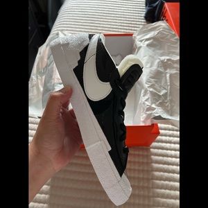 Nike Blazer Low / Sacai ( black / white )